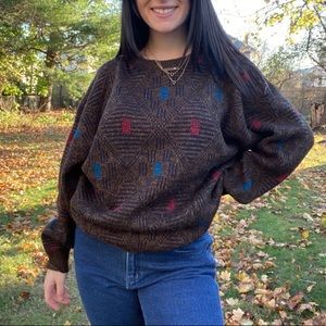 Geometric Dad Sweater